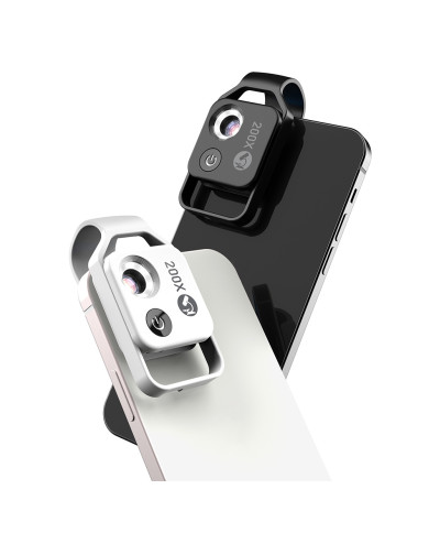 Apexels New Portable 200X Mobile Phone Microscope Magnifying Glass Hd Microscope Without Cpl