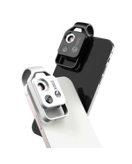 Apexels New Portable 200X Mobile Phone Microscope Magnifying Glass Hd Microscope Without Cpl