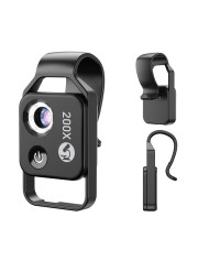 Apexels New Portable 200X Mobile Phone Microscope Magnifying Glass Hd Microscope Without Cpl