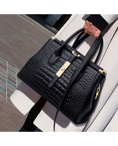 Leather Allmatch Ladies Middleaged Mother Tote Bag New Fashionable Atmospheric First Layer Cowhide Handbag Women