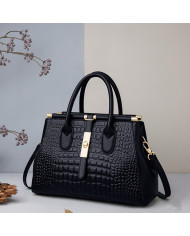 Leather Allmatch Ladies Middleaged Mother Tote Bag New Fashionable Atmospheric First Layer Cowhide Handbag Women