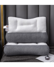 Partition Sleep Aid Antitraction Pillow Soybean Fiber Cervical Pillow Core Knitted Household Student Dormitory Pillow