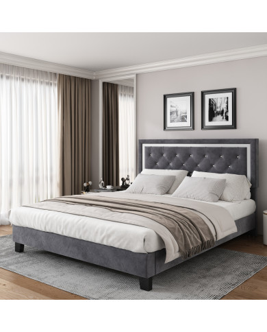 Polsterbett 140200 mit Lattenrost und Kopfteil Jugendbett fr Erwachsene  Polsterbett 140200 mit Lattenrost und Kopfteil Jugendbett fr Erwachsene