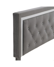 Polsterbett 140200 mit Lattenrost und Kopfteil Jugendbett fr Erwachsene  Polsterbett 140200 mit Lattenrost und Kopfteil Jugendbett fr Erwachsene